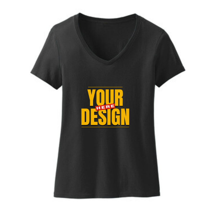 All-Over Print Women's V-neck Shirts